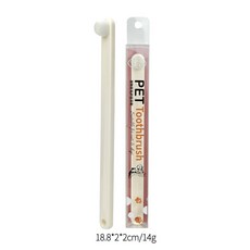寵物牙刷 貓咪狗狗專用, 乳白色, 1個
