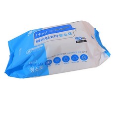 베이킹소다 청소포(50매)/밀대 막대 걸레 먼지제거 주방, 쿠팡도매몬 1