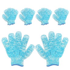 프리플레이 색사 체험 면장갑 5세트, 블루