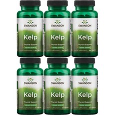 스완슨 다시마 요오드 225mcg, 250정, 6팩