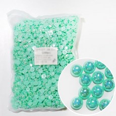 34 반쪽진주 원형칼라 오로라진주 단색 8mm 옥칼라 (2000개 묶음)+셀러팩토리Shop, 2000개x1봉재고 62개광속배송