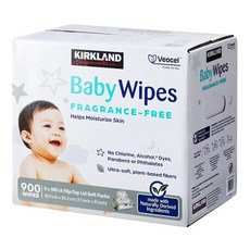 Kirkland Signature 嬰兒濕巾 無香料 900 抽, 9