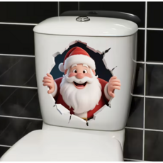 크리스마스 꾸미기 데코 3D 스티커 3종 PVC, 눈사람