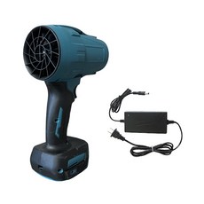 工業用鋰電吹塵機, 1個, 有刷除塵機+直充(無電池)
