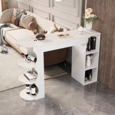 현관 콘솔 럭셔리 콘솔 테이블, 하양