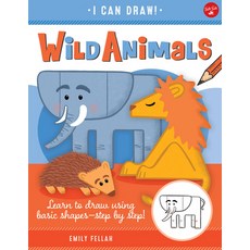 Wild Animals: Learn to Draw Using Basic Shapes--Step by Step! Paperback, Walter Foster Jr, English, 9781600589386