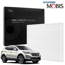 차량용공기청정기 현대모비스 싼타페DM 에어컨필터 PM0.3 E11, 2번