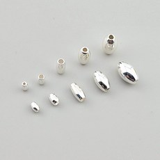 비즈톡 [SVP-91-06]순은펜던트 실버925 은볼 쌀알볼 2/2.5/2/4/5mm 실버볼