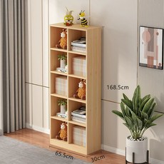 폭좁은 파티션 책장 유치원 어린이 책꽂이 거실 낮은, 1단, 깊은형5단10칸