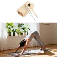 튜닝 포크 알루미늄 나무 공명 상자 고무 맬릿 요가 사운드 힐링 테라피 명상 선물용, 1개, 기본