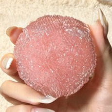 [샤베트 슬러쉬 슬랑이 스무디 말랑이] ASMR 힐링 촉감 스트레스해소 스트레스볼, 핑크, 1개