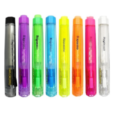 하고로모 슬라이드식 신형 크리스탈 멀티 쵸크 분필홀더, 투명백색