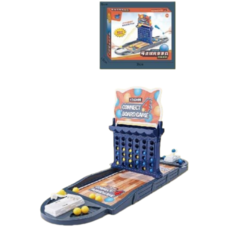 四連球競賽桌遊 台灣現貨 連連看競技遊戲 四連棋 彈射玩具 發射玩具 射擊玩具, 1個, 四連球對戰遊戲, 藍色