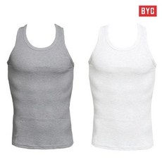 BYC 스포츠 순면 골지 레이서백 런닝 918928