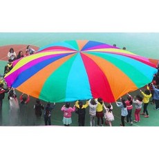 파라슈트 5m 낙하산 지름 협동 패러슈트 게임 체육 10m 단체, D. 5미터 바다공 30개