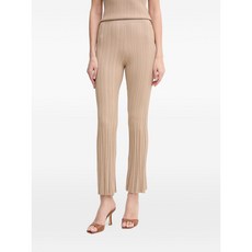 게스 로고 장식 골지 팬츠