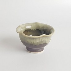 베니온 천목이중시유 연잎 찻잔 다기잔 80ml 국산찻잔