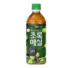 웅진식품 초록매실 제로 페트 업소/가정 랜덤, 500ml, 18개