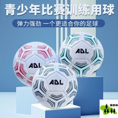 學生足球 4號 5號 防爆 耐磨 足球比賽 幼兒園球比賽用, 1個, 新歀5號粉白（加厚防爆歀）,套餐二【足球+氣針+網兜】