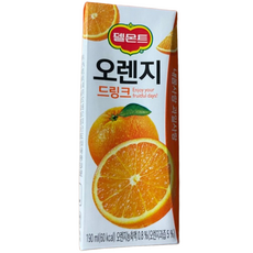 델몬트 드링크 오렌지, 190ml, 55개