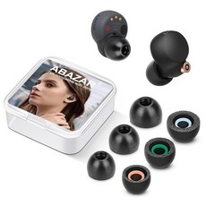 소니 시리즈용 메모리 폼 팁 WF-1000XM4 / XM3 / WF-C500 /WF-C700N/ Linkbuds S 소니 트루 와이어리스 이어폰용 미끄럼 방지 교체용 이어, 소니 시리즈용 메모리 폼 팁, WF-1000XM4 /