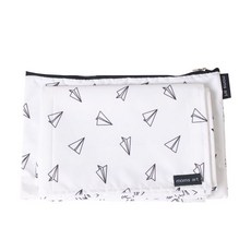 휴대용 단면 방수 소풍 돗자리 + 파우치 세트, 비행기