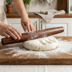 시오 나무밀대 반죽밀대
