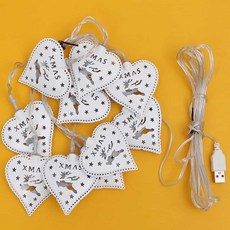 USB 가랜드 전구 2M 크리스마스전등 크리스마스LED조명, 색상, 1개