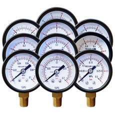삼성계기 일반 압력계 A형 40파이 부르동관 센서가 탑재된 공업용 압력 측정 기기, 1개, 40파이 6bar