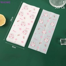 食品級冰淇淋袋 50入 一次性冰棒保護套 卡通冰棒包裝袋 DIY冰棒收納, 1個, 50pcs