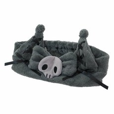 산리오 정품 쿠로미 헤어밴드 미드나잇 블랙 세안 밴드 시크한 머리띠 캐릭터 세수 안대, 1개, 단일옵션