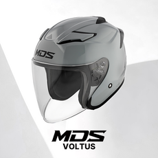 MDS VOLTUS 볼투스 오픈페이스 헬멧 솔리드 그레이, L