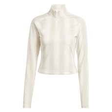 아디다스 하프 지퍼 스트라이프 스웨트셔츠