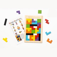 3살유아놀이 공간감각력 문제해결능력 펜토미노 도형퍼즐 손의힘, 상세페이지 참고, 1개