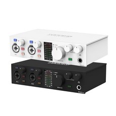 공식대리점 토핑 E2x2 OTG 오디오인터페이스 TOPPING USB 오인페 홈레코딩 보컬 녹음 인터넷 방송, 블랙, E2x2 OTG + 사은품
