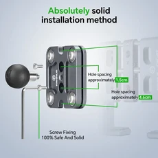 FANAUE 휴대 전화 클립 충격 흡수재 착탈식 1 인치 볼 헤드 CPC-07 CPC-08 대응 RAM 마운트용 SA-01, [17] SA-01