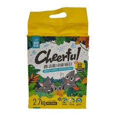 LitoMON 怪獸部落 費洛蒙快樂貓砂 條形豆腐砂, 2.7kg, 1袋, 無香味