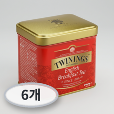 트와이닝 잉글리쉬 블랙퍼스트 홍차, 100g, 1개입, 6개