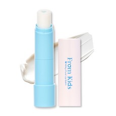 프롬키즈 하트 보습 립밤 2종 판테놀 무색 핑크 컬러 체인지 립스틱, 밀키 퓨어립밤, 1개, 4g