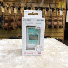 【北烏/原聲】SEIKO節拍器DM51，輕巧隨身電子節拍器，精準節拍，多種模式，夾式設計方便攜帶, 粉綠色, 1個