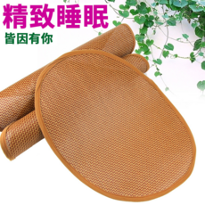 包郵寵物藤窩席子狗狗涼席窩泰迪夏天狗窩寵物散熱竹席寵物凉墊子, XXS-40*27, 【橢圓草席】圖片顏色