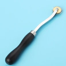 호환 1PCTracing Wheel 바느질 도구 포인트 트레이싱 휠 무작위 컬러 트레이싱 휠 바느질 도구 Leathercra, 01 Black