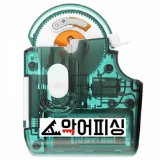 악어피싱 고토그 저속 바늘결속기, 1개, 투명 그린