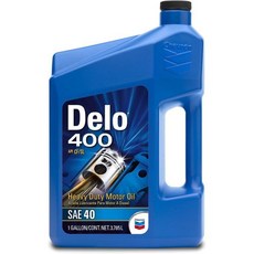 델로 400 SAE 40 엔진 오일 1갤런 용기, 1 Gallon (Pack of 1), SAE 40W