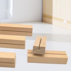 우드메모홀더 10cm 원목 명함 사진 엽서 사무실 책상 장식 꽂이, 1개, 상세페이지 참조