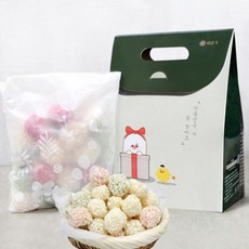 답례품 어린이집간식 방울유과 한과선물 유과선물세트, 5세트