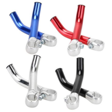 자전거핸들손잡이 릴랙스 보조 핸들바 자전거 TT바 불혼 레스트, 레드