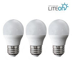 LED 인치구 5W E26 꼬마전구 미니램프, 3개, 주광색