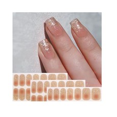 YUANLIFE 네일 스티커 3매입 손용 붙이기만 하면 돼 순색 네일 스티커 쇼트 네일 오피스 네일 초보자용 간단하고 귀여운 핑크 레드 그린 블루 심플 네일 디자인 네일 아트