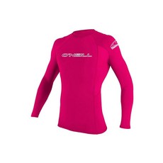 O'Neill Youth Basic Skins 긴소매 래쉬가드 UPF 50+ 햇빛 및 발진 보호 서핑 및 모든 야외 활동용 워터멜론 10 107352